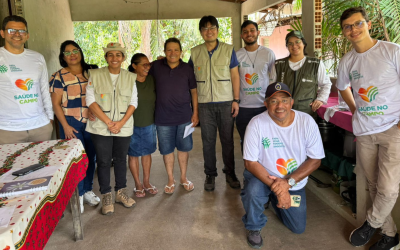 Capanema: equipe do Saúde no Campo realiza visita domiciliar e capacitação de técnicos