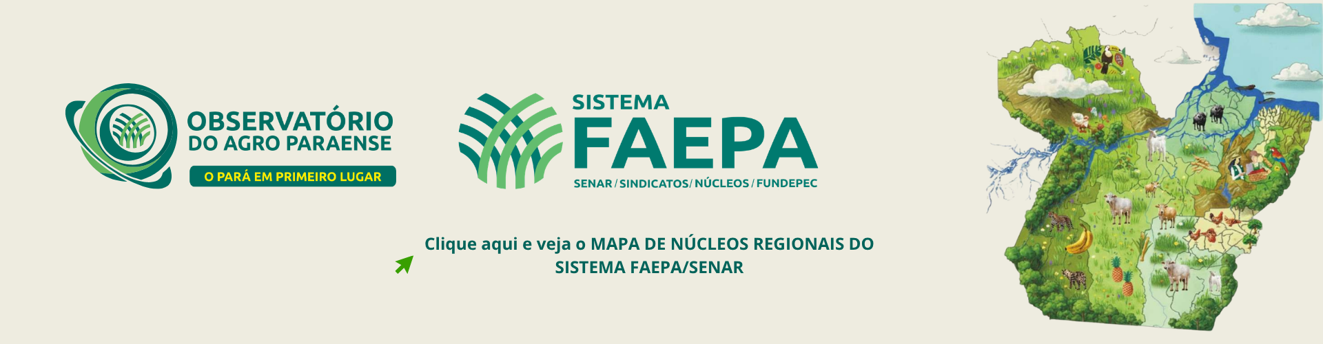 Clique aqui e veja o MAPA DE NÚCLEOS REGIONAIS DO SISTEMA FAEPASENAR