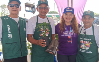 Projeto Feira Segura, do Senar, em parceria com a Prefeitura Municipal de Marituba e a Secretaria de Assistência à Mulher, capacita produtores e reúne público de 450 pessoas em Marituba